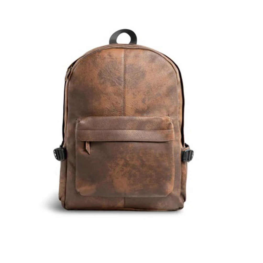 Premium Leather Backpack With Main Zipper Pocket And Front Pocket For Work, School And Daily Use