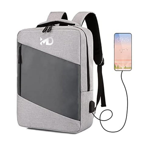 Classic Laptop Backpack for Men Women Large Travel School Bag Professional Waterproof with USB Charging Port