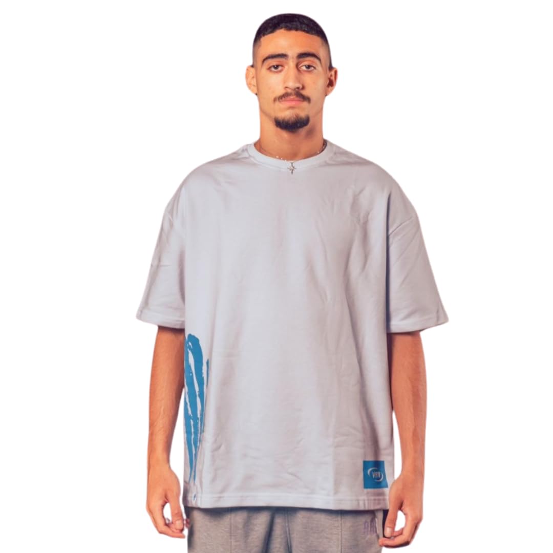 T-Shirt - Casual and Comfortable Streetwear, High-Quality Cotton, Unisex Light Blue Color