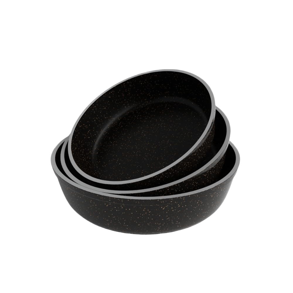 Premium Granite Oven TraySet 3 Pieces – Nonstick Cooking tray Cookware Set, Durable, Turquoise