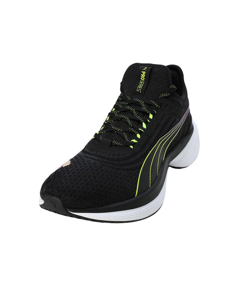 PUMA Unisex Conduct Pro Black-Yellow Alert Ankle Boot