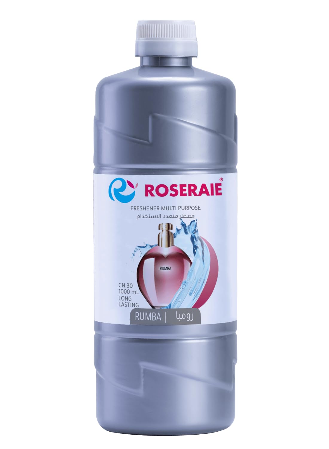 Roseraie Home Freshener Multi Purpose Silver CN30 Rumba - 1000ml