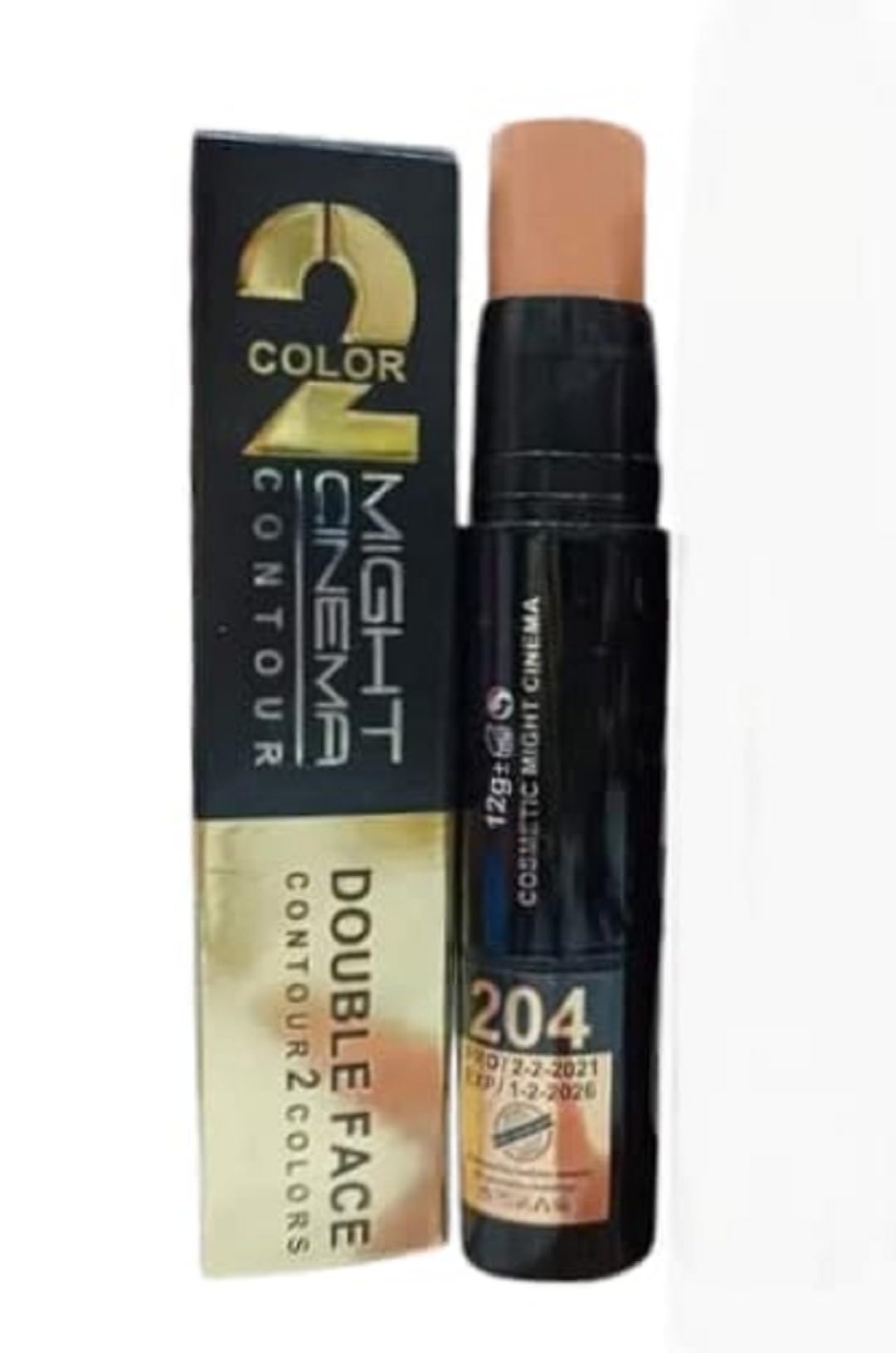 204-Might Cinema concealer and contour pen 2 * 1 grade 204