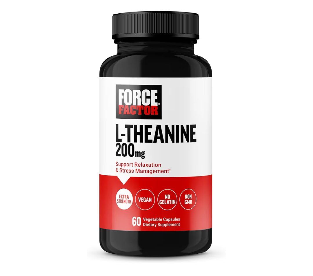 L-Theanine Capsules | 200 mg per Capsule | 60 Vegetable Capsules | Clean Label Amino Formula | Vegan & Non-GMO