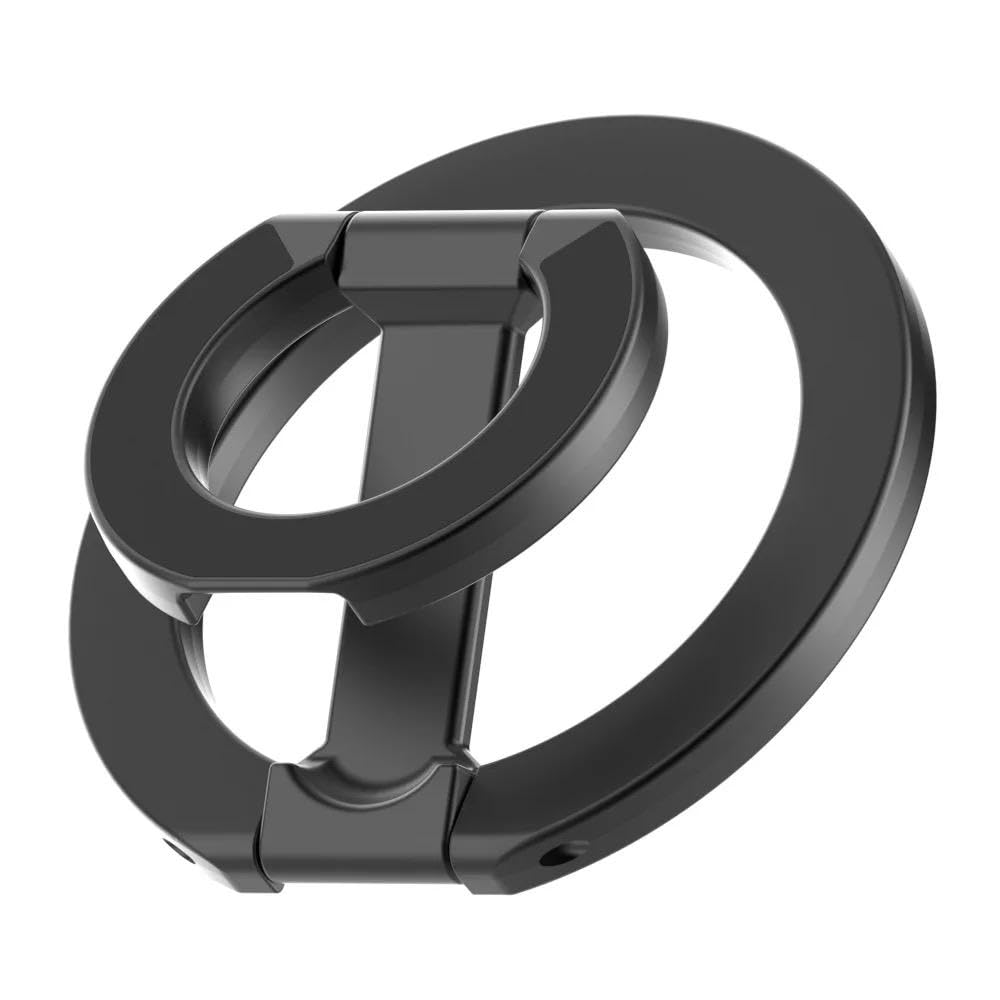 Next Store Metal Magnetic Phone Holder, Double-Sided, Foldable, 360° Rotation, Stable Base, Suitable for All Phones, Strong Magnet for Phone Mount.