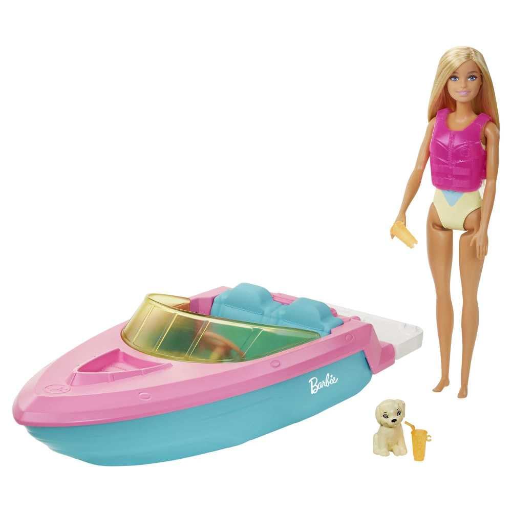 Mattel - Barbie Doll and Boat Playset