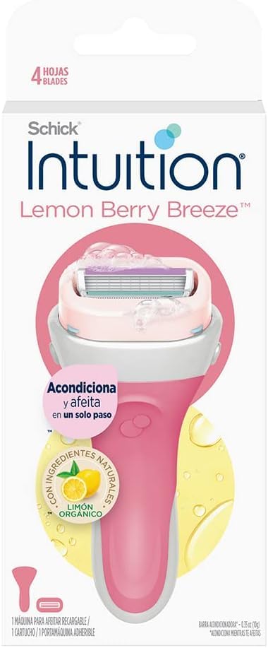 Intuition Fresh Citrus Berry Razor for Women with 2 Refills
