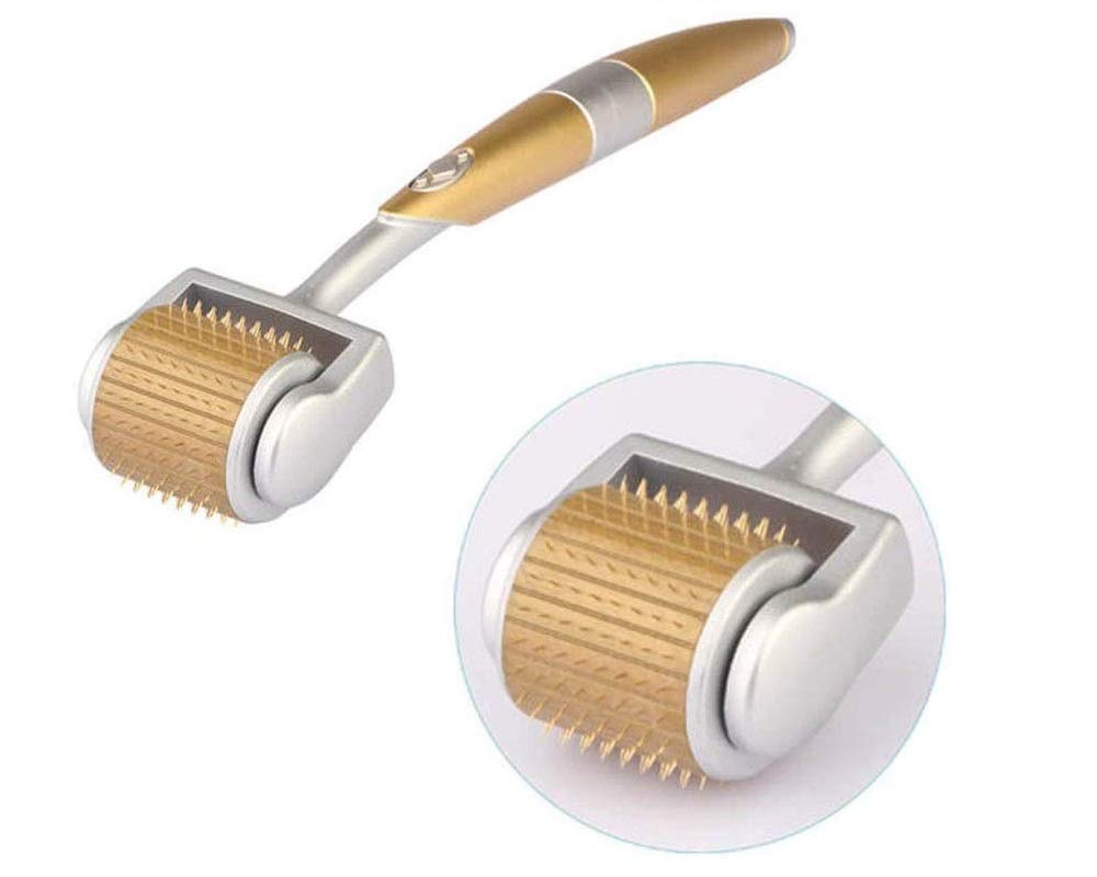 Dr. Pen Yunfeng Professional DR Dermasonic ZGTS Titanium Derma Roller 192 Needles for Face Skin Care and Hair-loss Beauty Tool (1mm)