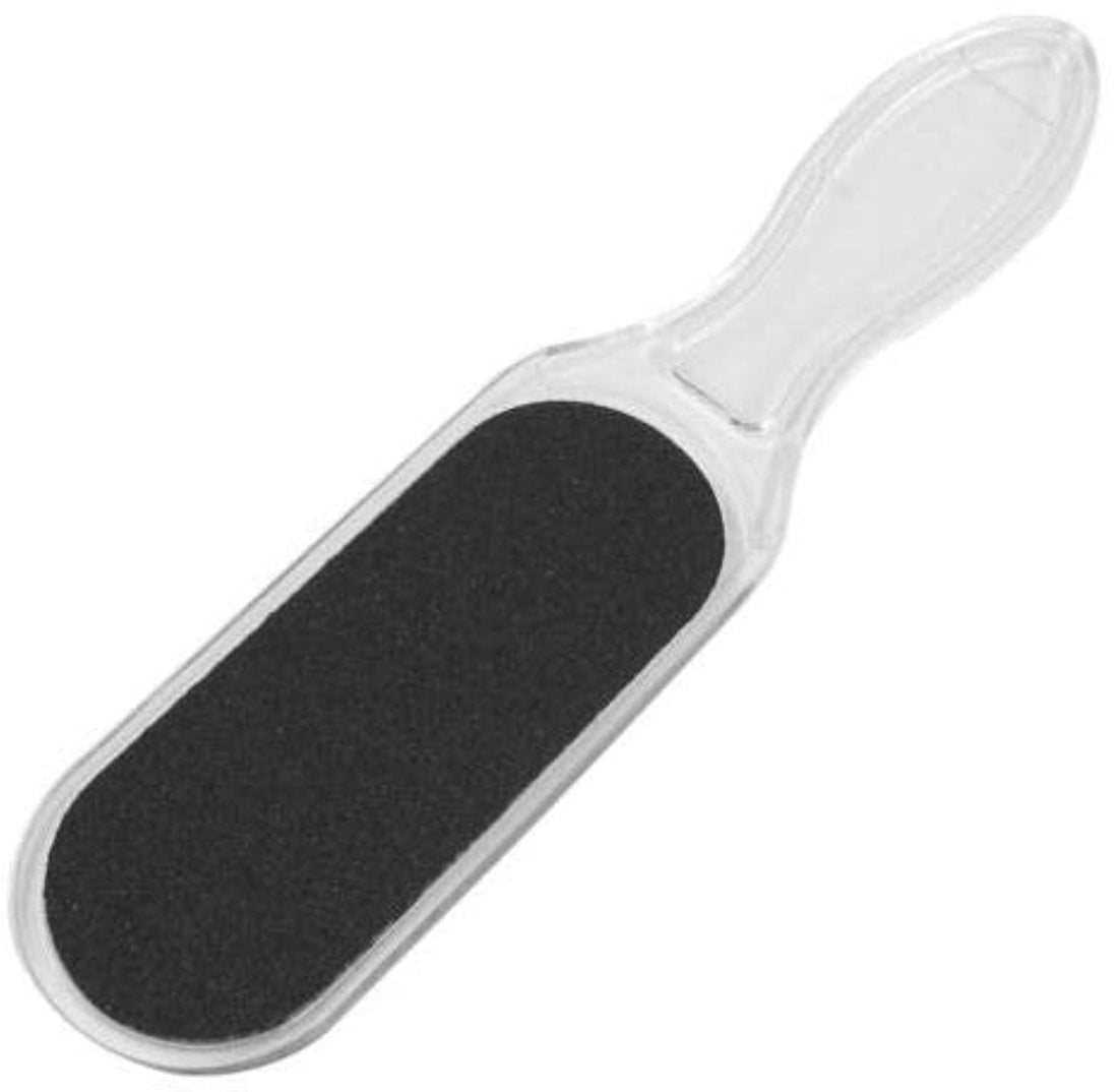 FOOT FILE WITH PLASTIC HANDLE 2 SIDES