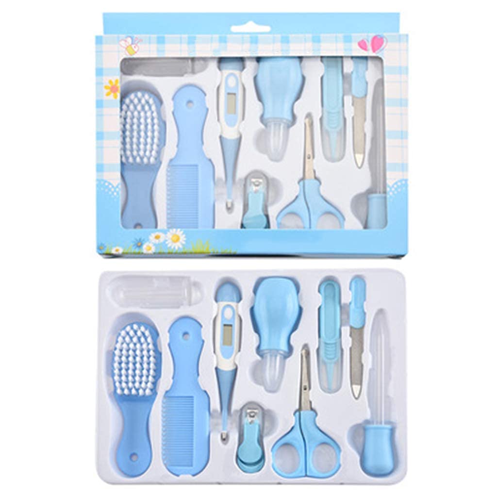 DETAIL Baby Nail Scissors Set Anti-Meat Baby Nail Clippers Newborn Special Scissors Infant Child Nail Clippers,Blue