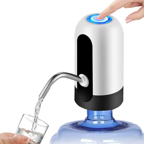 VUCATIN Water Bottle Pump 5 Gallon, UONE Electric Drinking Water Pump for 5 Gallon Bottle Water Jug Dispenser Smart USB Rechargeable Bottle Water Pump with Non Spill Cap for Home Kitchen Office