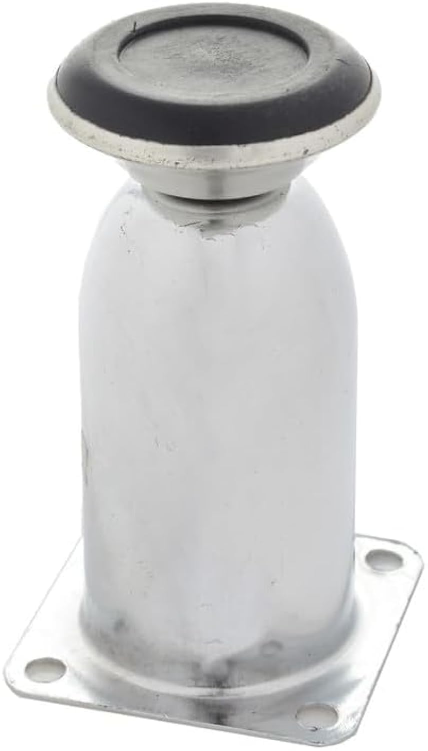 Metal Kitchen Legs - Silver .Stainless Steel Heavy Duty Pack of 4 Legs (10 centimeters)