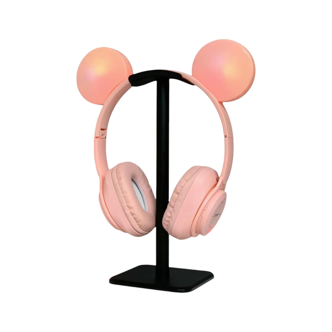 Headphones Lovely M30, Pure Sound, RGB Light Headset with Stereo Sound Quality, Built-in Microphone (Pink)