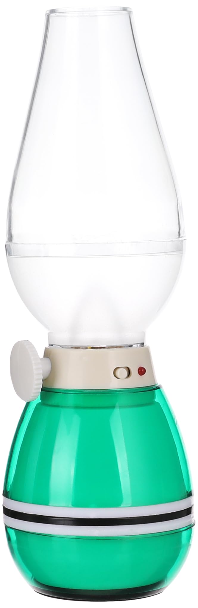Retro LED USB Rechargeable Blow Light Desk Lamp (Green)