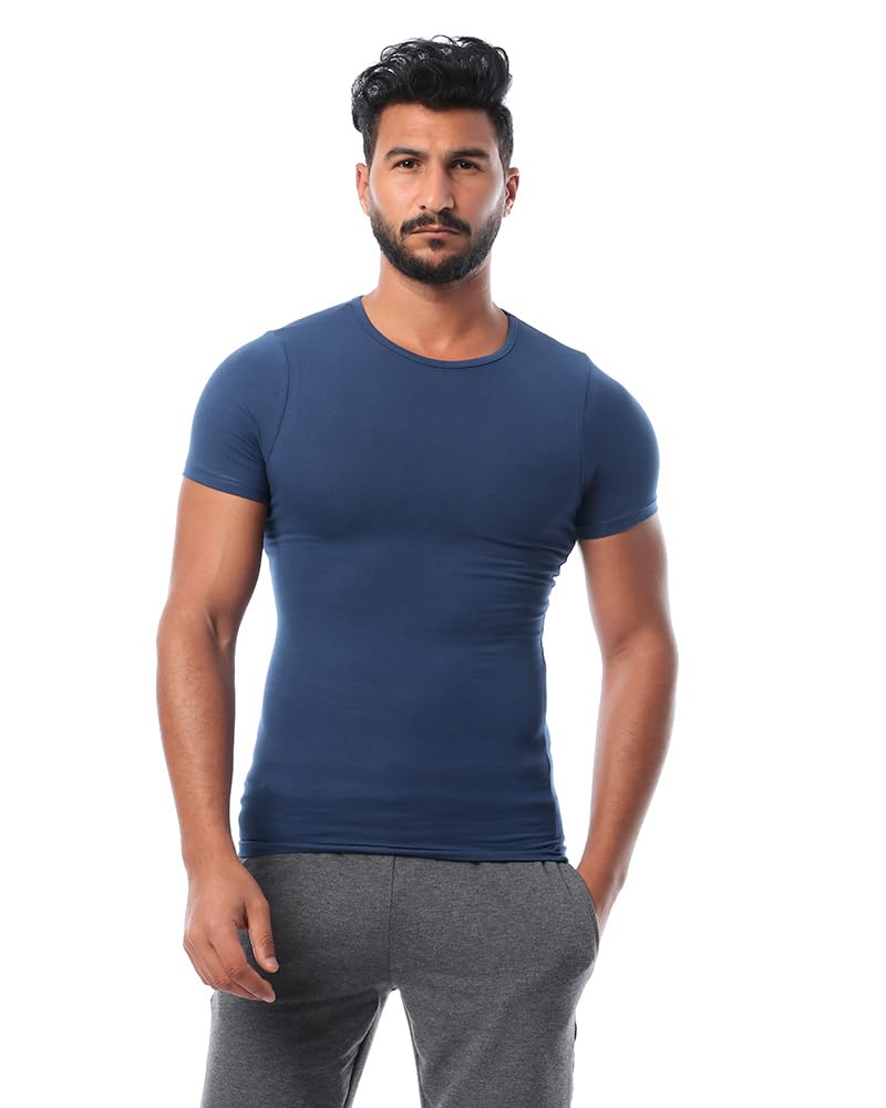 Round Neck T-shirt - Navy