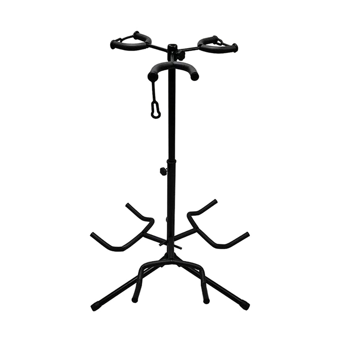 Mustang Adjustable Multi Guitar Stand 3 Holders String Instrument Floor Tripod Bracket for Acoustic Electric Guitar Bass