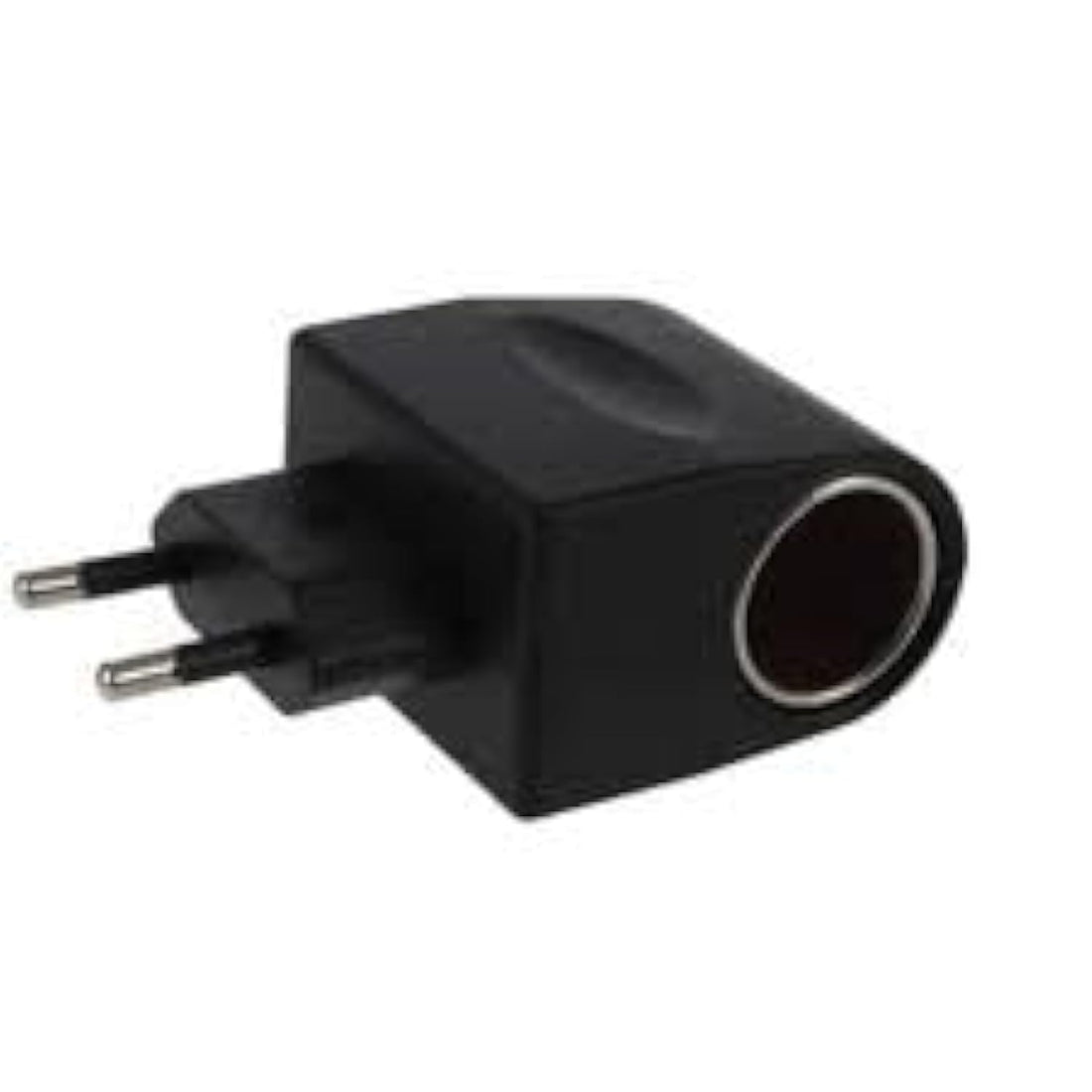 MySouq-Store [1 Pcs ] AC Adapter With Car Socket Auto Charger EU Plug 220V AC To 12V DC Use For Car Electronic Devices Use At Home output 500Ma max