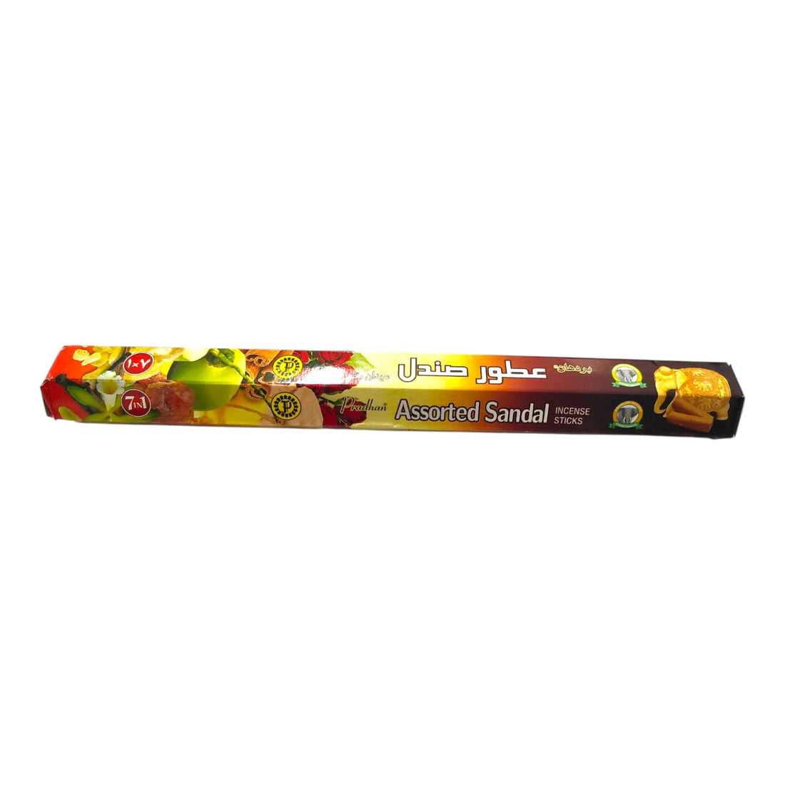 بخÙˆر بردÙ‡اÙ† - Pradhan 7-in-1 Hexagonal Sandalwood Perfume Incense Stick 20-Pack