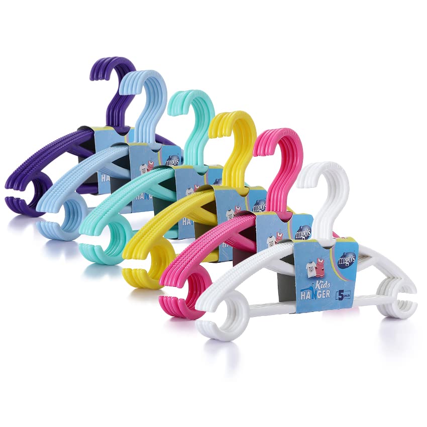 Migo'S Kids Plastic Hangers Set - 5 Pcs