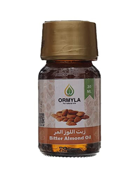 Ormyla Bitter Almond Oil Raw Virgin for Hair, Face and Body, 30 ml