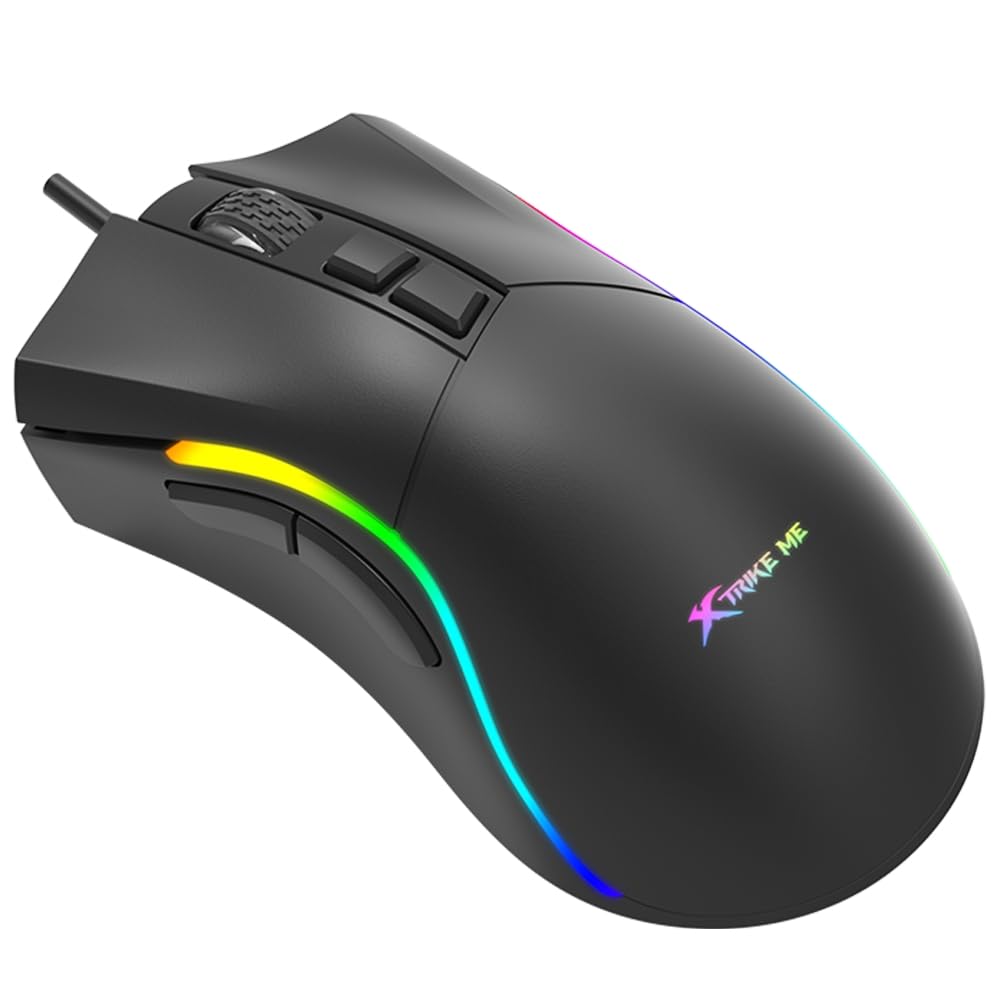 XTRIKE ME GM226 RGB Gaming Mouse - Optical Sensor 7,200 DPI - 7 Programmable Buttons - Only 77G