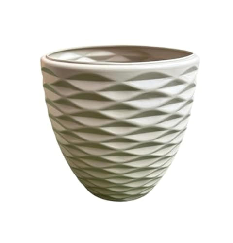 Dimond plant pot 30 cm, beige