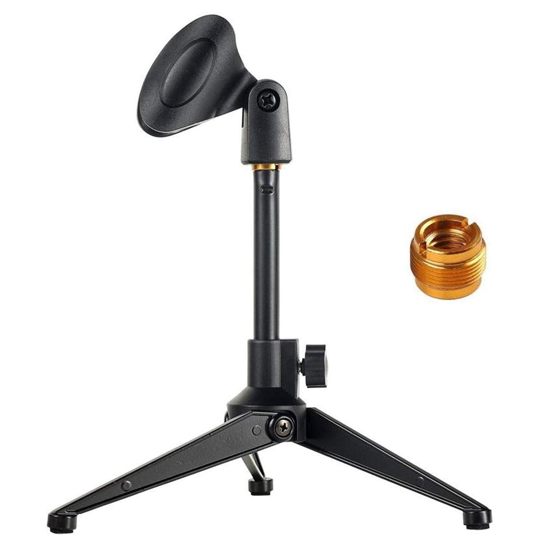 Universal Desktop Microphone Stand Adjustable MIC Tabletop Stand with Microphone Clip Such as Sm57 Sm58 Sm86 Sm87