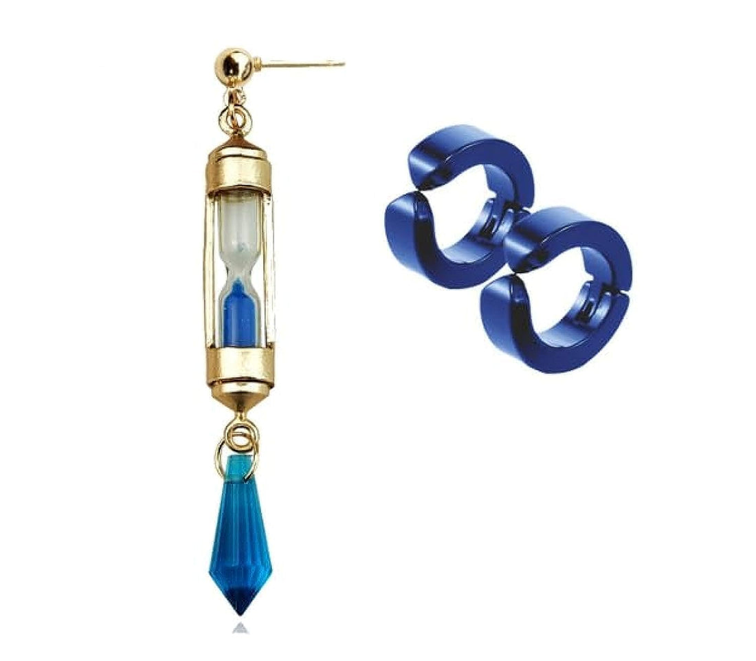 Vanitas Earrings Case Study of Vanitas No Karte Cosplay Props Hourglass Earrings (1)