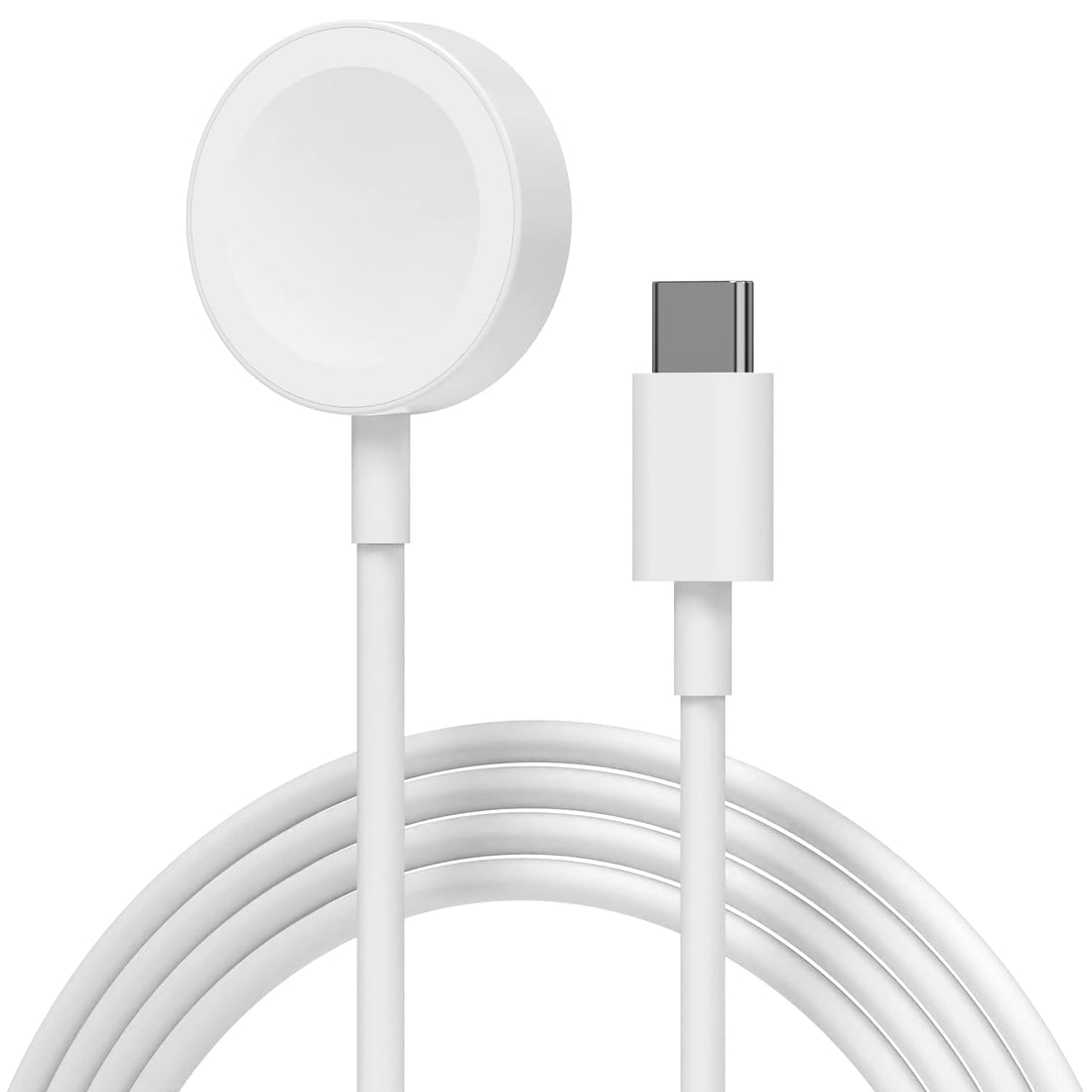 USB C Watch Charging Cable, MFi Certified Wireless Magnetic Charger for iWatch, 1m Type C Portable Charging Station, Compatible with Apple Watch Series 10/9/8/7/6/5/4/3/2/1/Ultra/Ultra 2/SE