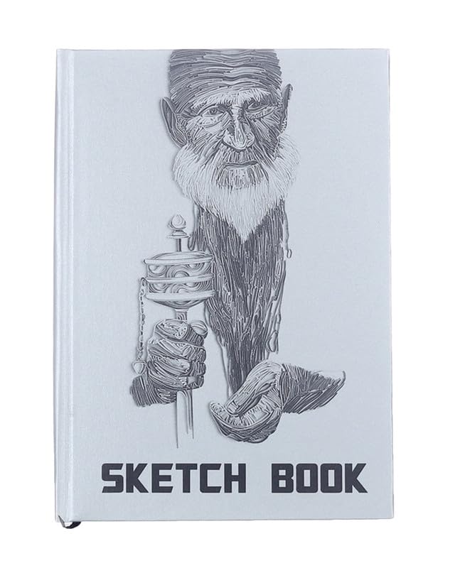 Discovery Sketch Book Heel White Paper 90 Gram 100 Sheets Brecoin Cover Size 17.5 * 25 A5 - Light Grey C-8295-6
