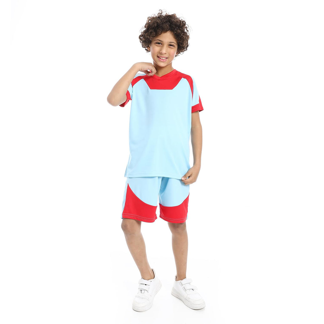 CAESAR BOYSSPORT T-SHIRT WITH SHORT SET,MULTICOLOUR,16 YEARS