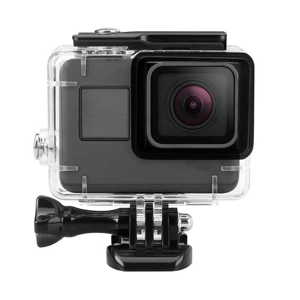 Waterproof Housing Case for GoPro Hero 5 6 7 Black, Protective Underwater Dive Shell with Bracket for Go Pro Hero5 6 Hero7 Black Action Camera Accessories Kit
