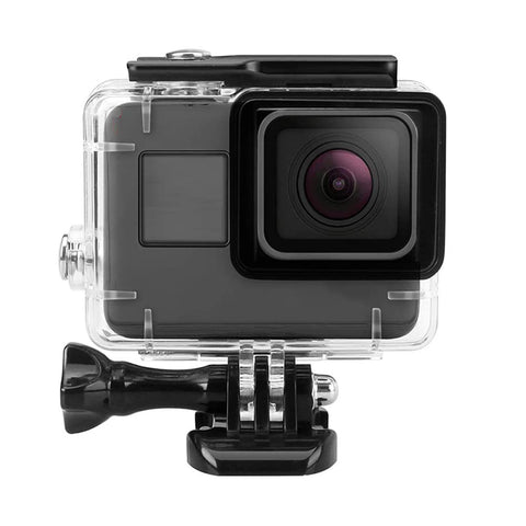 Waterproof Housing Case for GoPro Hero 5 6 7 Black, Protective Underwater Dive Shell with Bracket for Go Pro Hero5 6 Hero7 Black Action Camera Accessories Kit