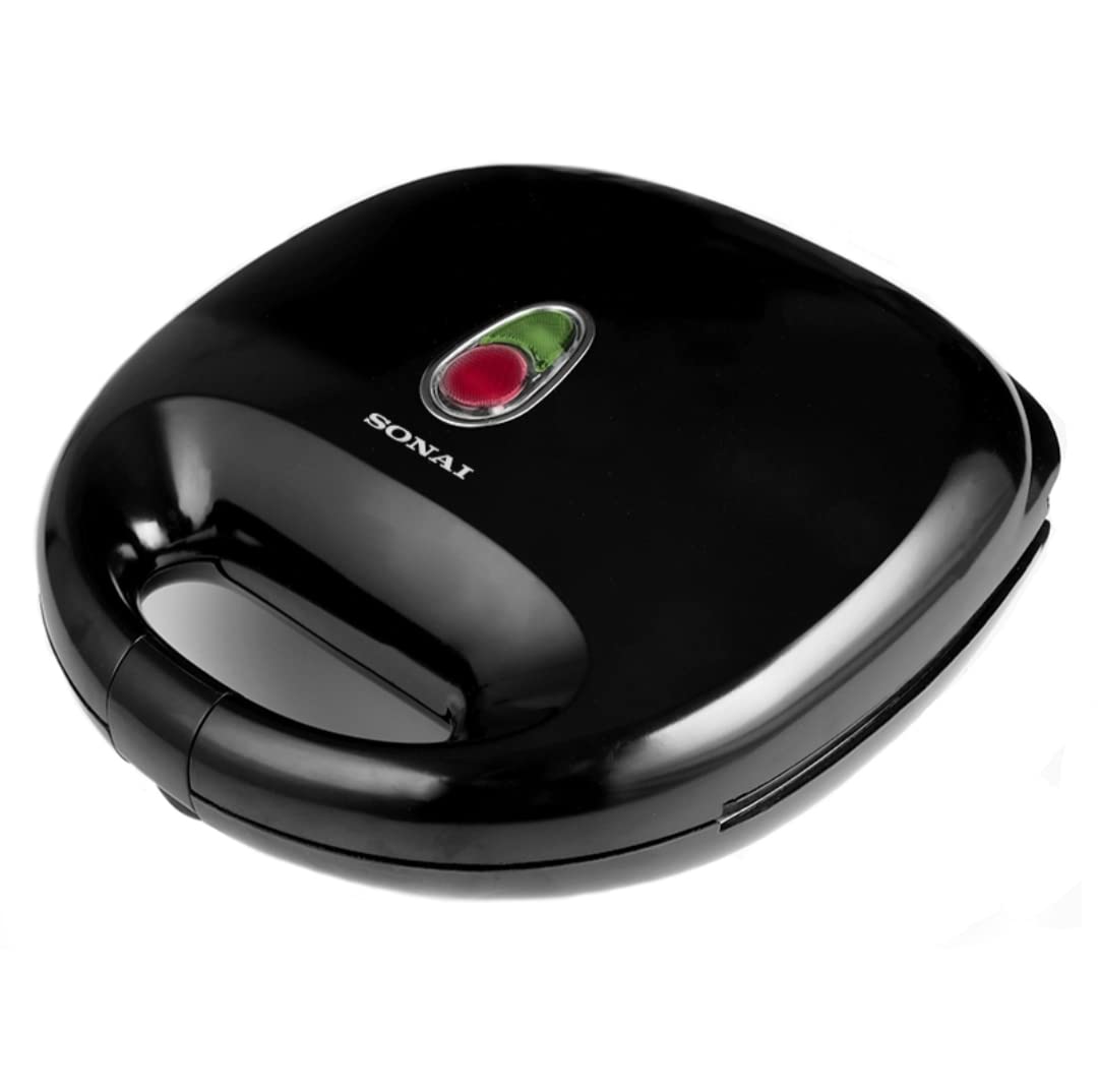 Sonai Sandwich Maker , Non – Stick Coating Plates, 750 Watt, SH-666