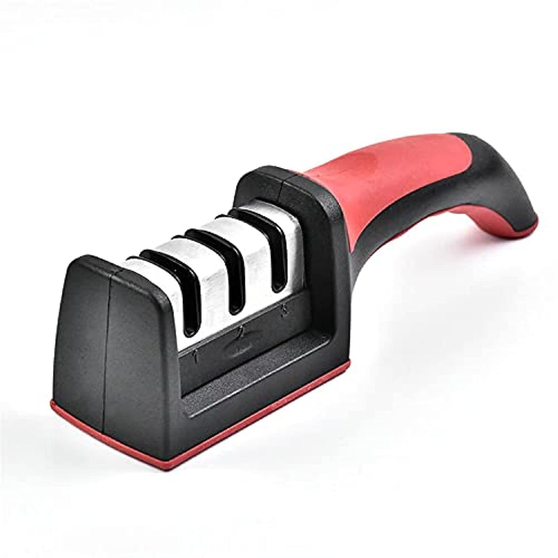SOLDOUT Kitchen Knife Sharpener Professional 3 Stage Sharpening System for Steel Knives Black