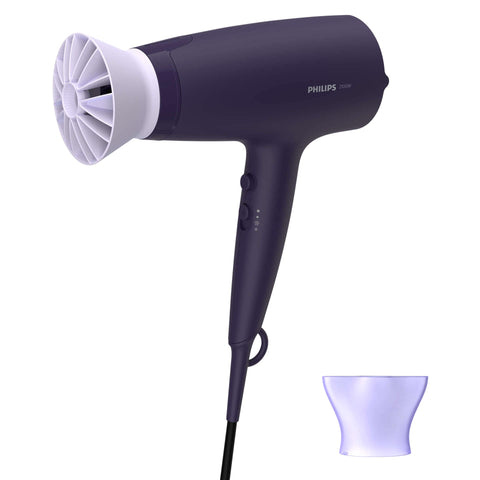 Philips 3000 Series Hair Dryer With the ThermoProtect attachment, 2100 Watts – International Warranty – BHD340/13