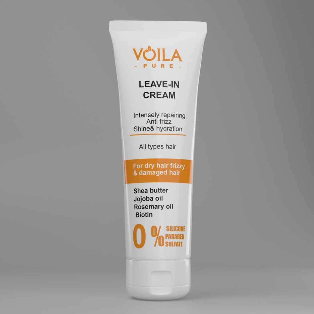 Viola Leave-In Cream With Jojoba Oil & Shea Butter Smoothing Hair -250ml