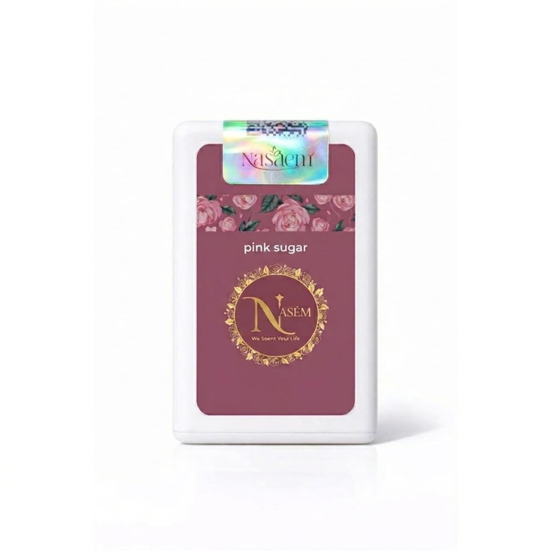Nasem Pocket Perfume for Women - Long-Lasting Mini Travel Fragrance (Pink Sugar)
