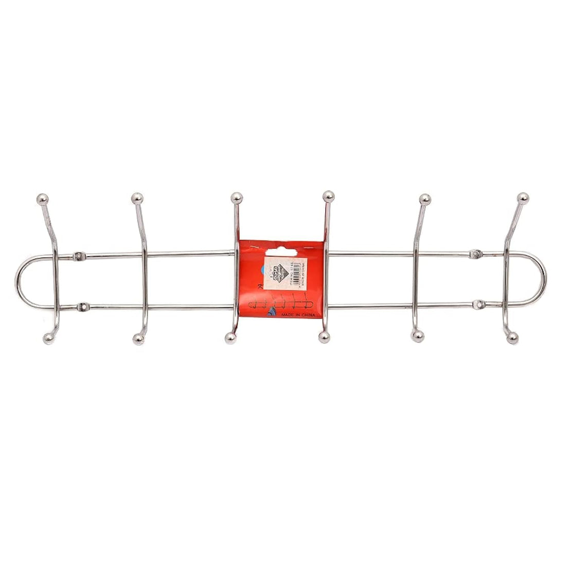 Stainless Steel Door 6 Hooks (50x14cm, 2725017768832)