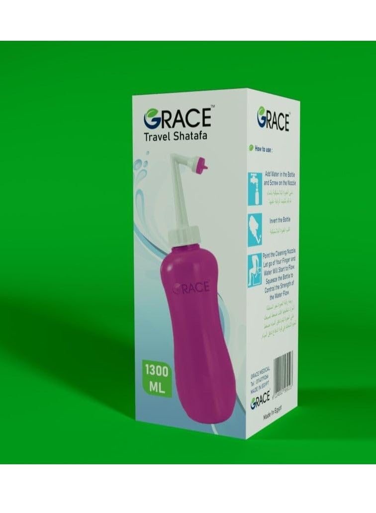 Grace Travel bidet, 1300 ml, Pink