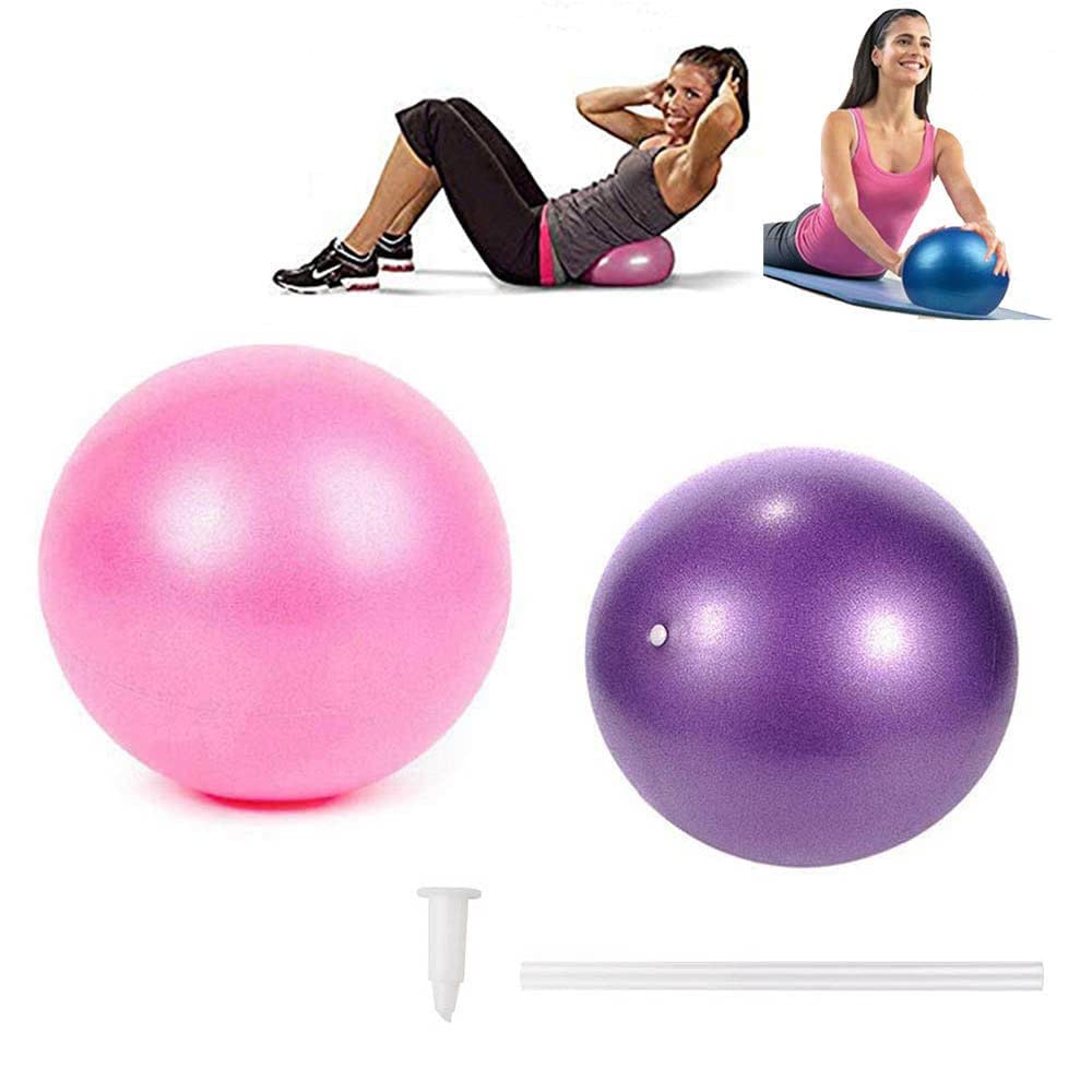 one piece -mini-yoga-ball-fitness-small-exercise-pilates-balls-with-inflatable-straw-pvc-55cm-yoga-massage-ball-gym-home-stability-training-size 55-5741664