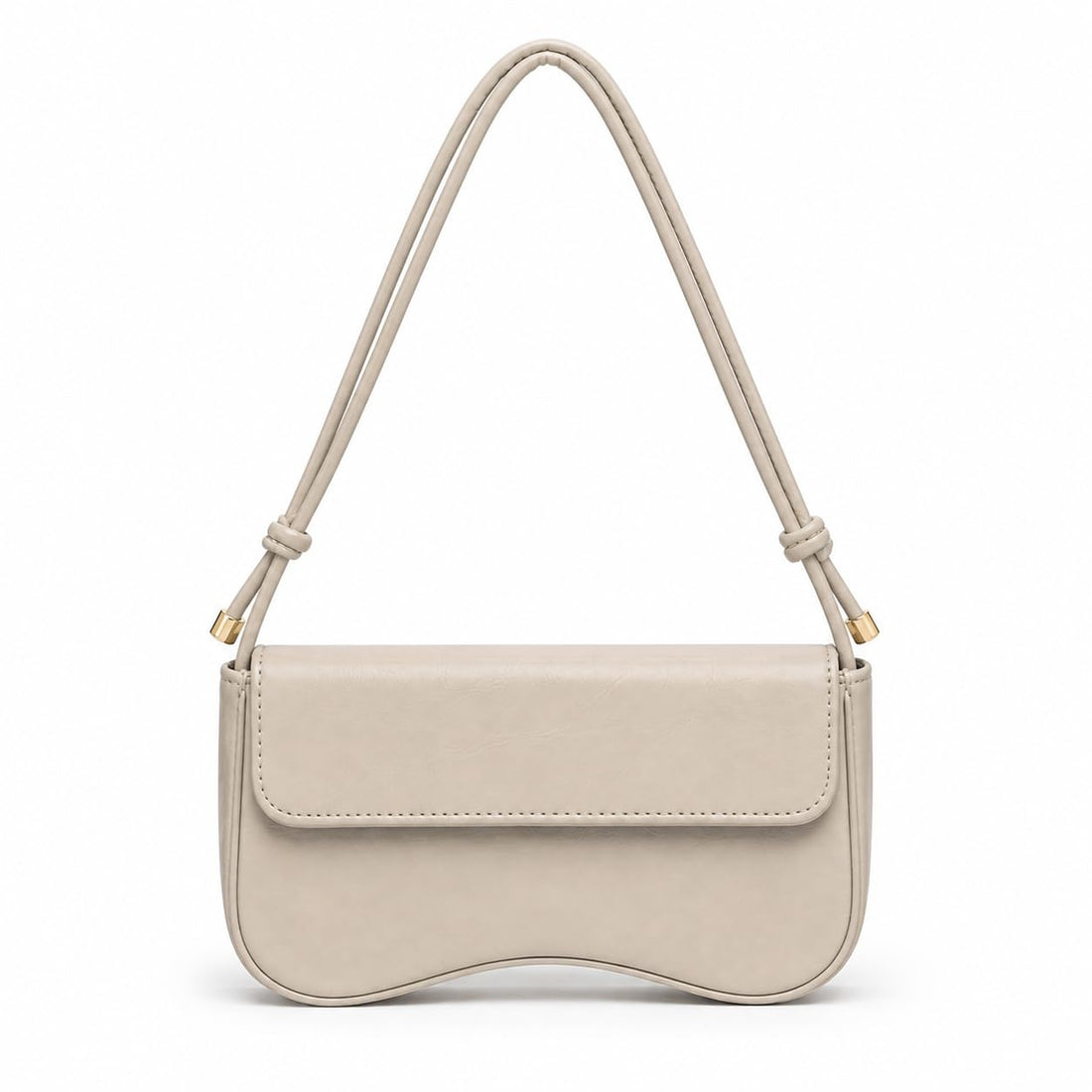 Small Cafe leather women’s handbag with a modern design and a long strap – suitable for evening events and everyday outings.