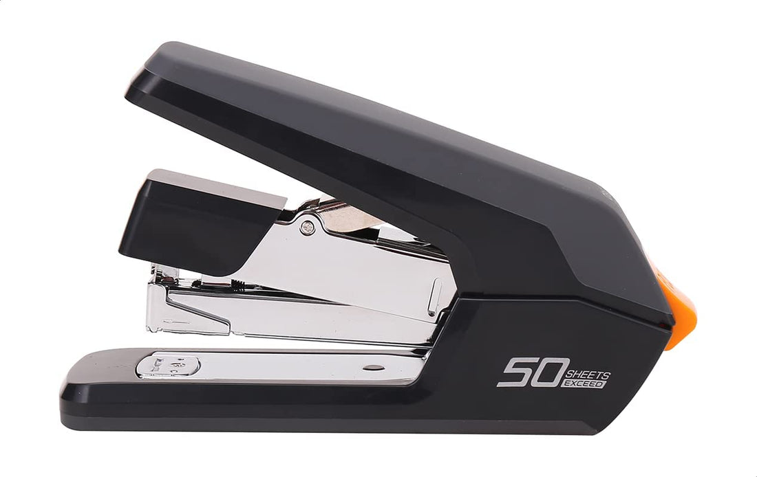 Deli Desktop Stapler,50 Sheet Capacity, Black