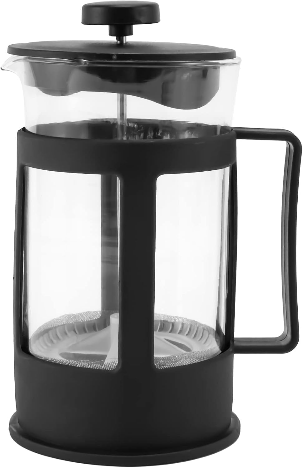 Generic Press Roller 350ml - Coffee Infuser Cup & Milk Frother - Espresso, Latte, Iced Coffee - 350ml Capacity - Stainless Steel - Multicolor