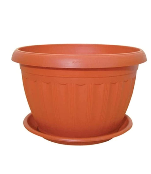 Khorshid Brick Red Hang Pot - pot size 40 cm - for Office decoration & Kitchen accessories & Home decor - indoor plants natural - natural cactus plants & succulents plants - Plastic pot