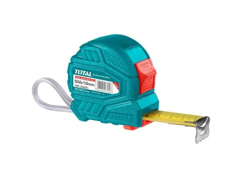 Total TMT126351 Steel Measuring Tape, 5 m x 19 mm Size