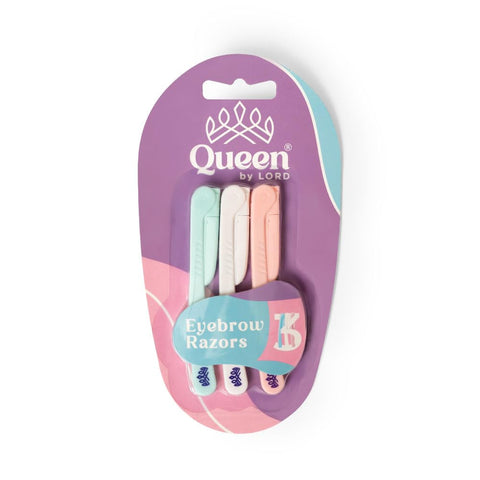 Eye Brow Foldable Razor for Women 3-Pack, Multicolor