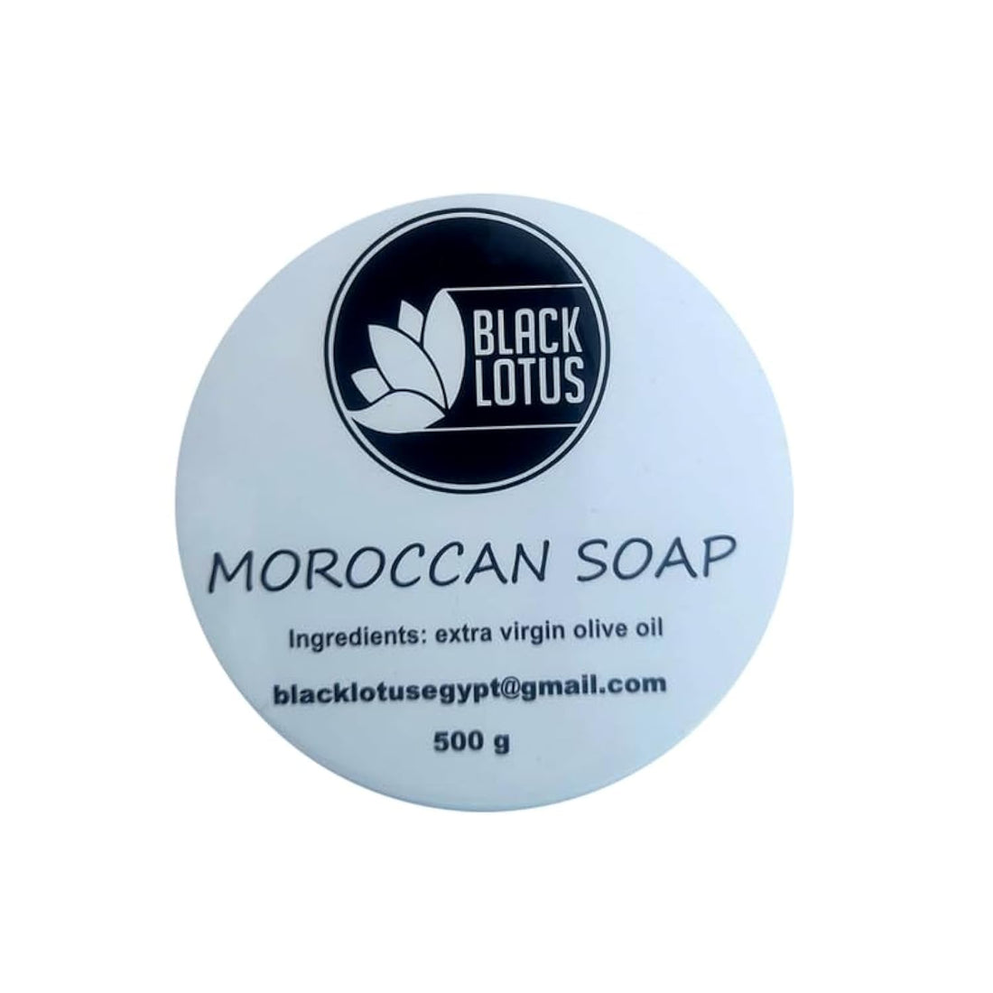 Black Lotus Moroccan Soap Jar - 500GM - Black Lotus