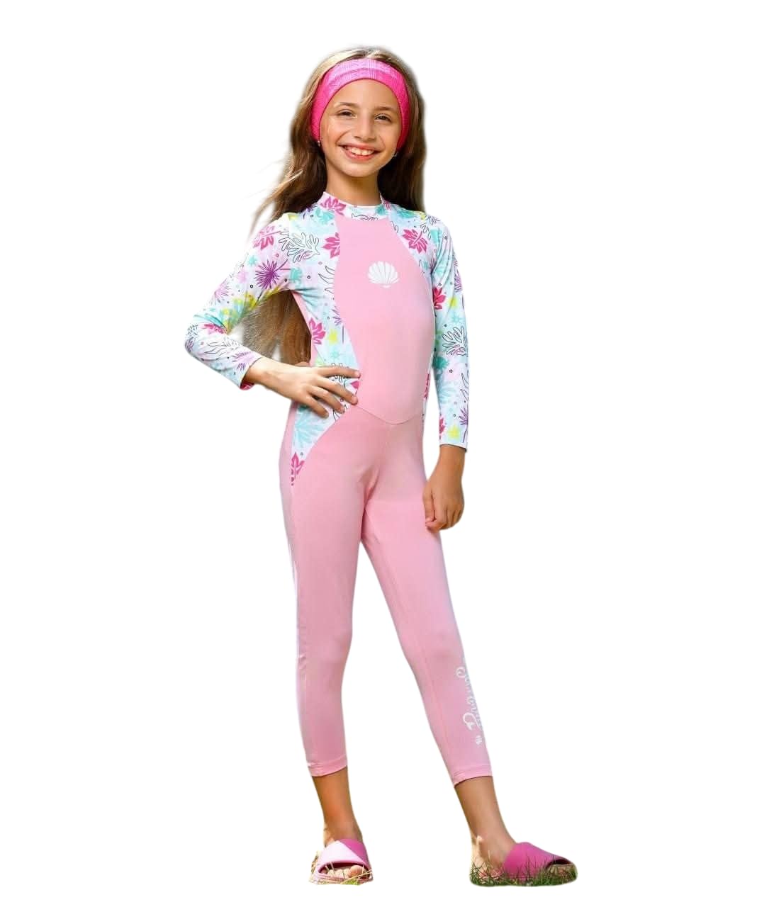 Girls One Piece Swimsuit Gradient Color Swimwear Swimsuits