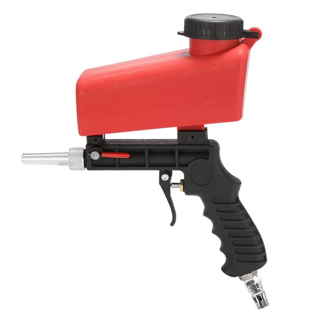 Sandblaster, 1/4'' 90psi Handheld ABS Air Sandblasting Machine Flow Adjustable Handy Sandblaster Spray Polishing Rust Removal